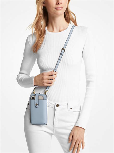 michael kors cell phone wallet crossbody|michael kors smartphone crossbody bag.